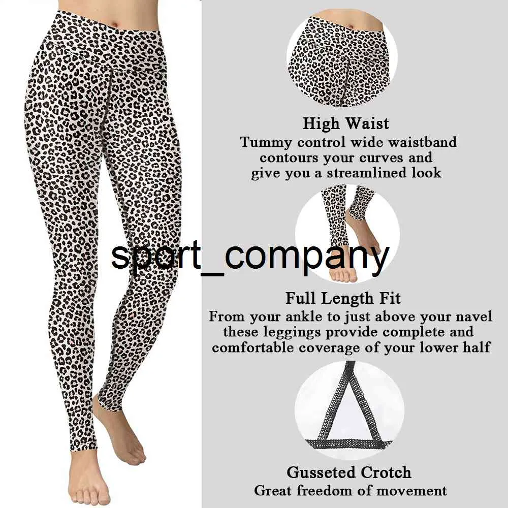 Leggings leopardati sexy Pantaloni leggings traspiranti da donna Allenamento Abbigliamento da palestra Fitness Abbigliamento sportivo Abbigliamento sportivo a vita alta