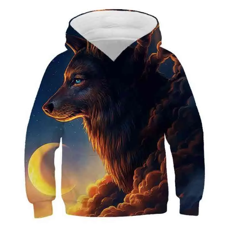 Wolf hoodies hotsell for girls