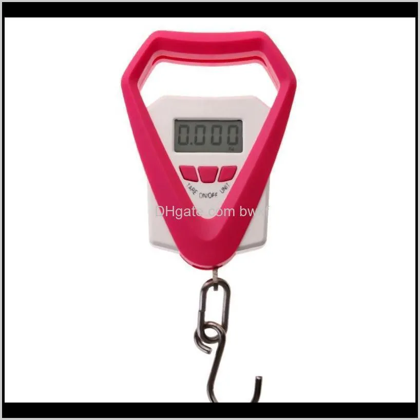 20kg hanging luggage scale steelyard mini lcd digital scale weight balance portable electronic scale kitchen tools