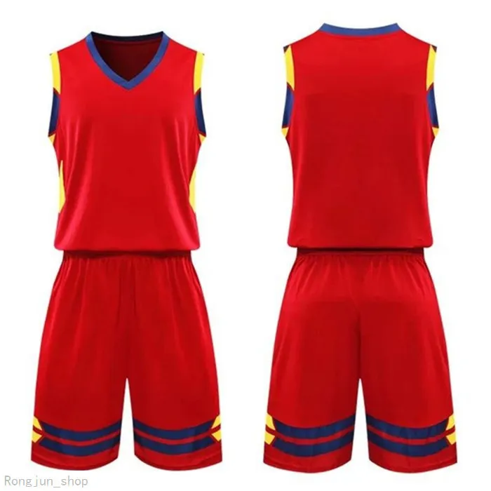 2021 Team Basketball Jersey Men Pantaloncini Da Varukorg Sportkläder Running Kläder Vit Svart Röd Lila Grön 36 1120