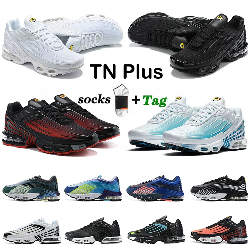 2021 Yeni Kalite Tuned 3 Artı III TN 2 Hasta Koşu Ayakkabıları Üçlü Siyah Tüm Beyaz Aqua Volt Obsidiyen Lazer Mavi Radyant Açık Eğitmenler Sneakers