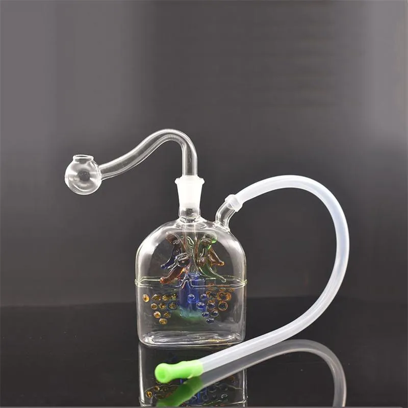 China Thick oil burner glass pipe bong smoking accessories bongs