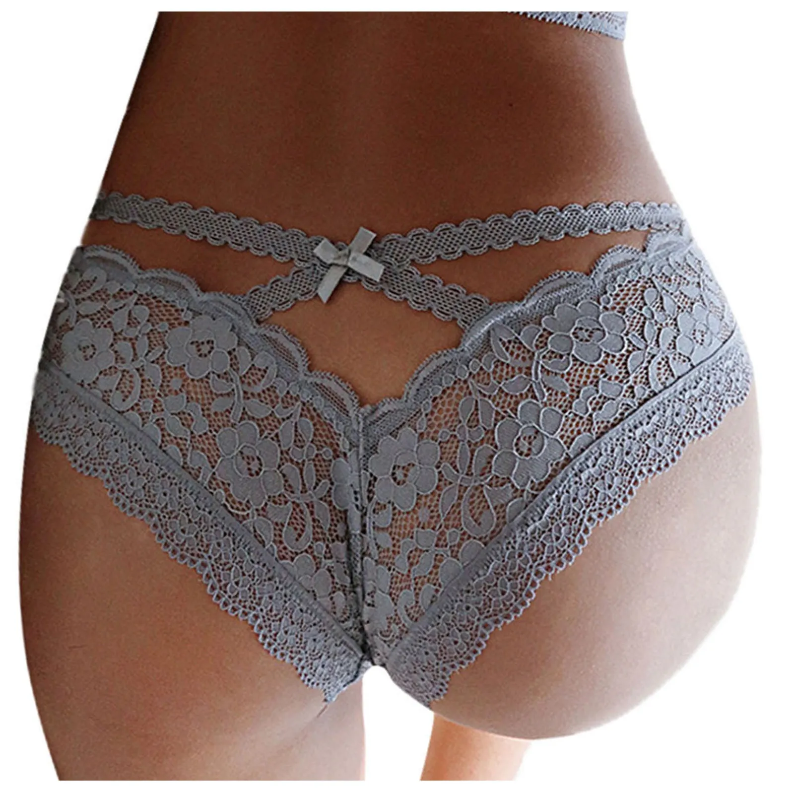 Womens Underwear Sexy Lace Panties Soft Comfortable Bowknot Sexy Lingerie  Hot Erotic Hollow Out Briefs Thongs Female Seamless From , $4.51