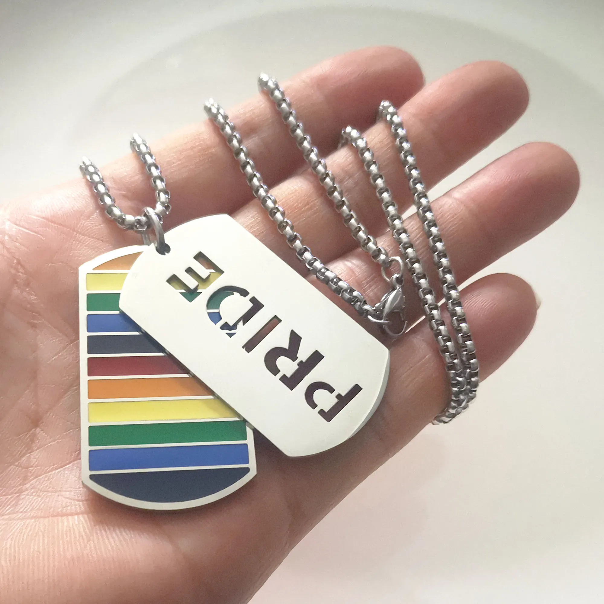 Pride deals dog tags