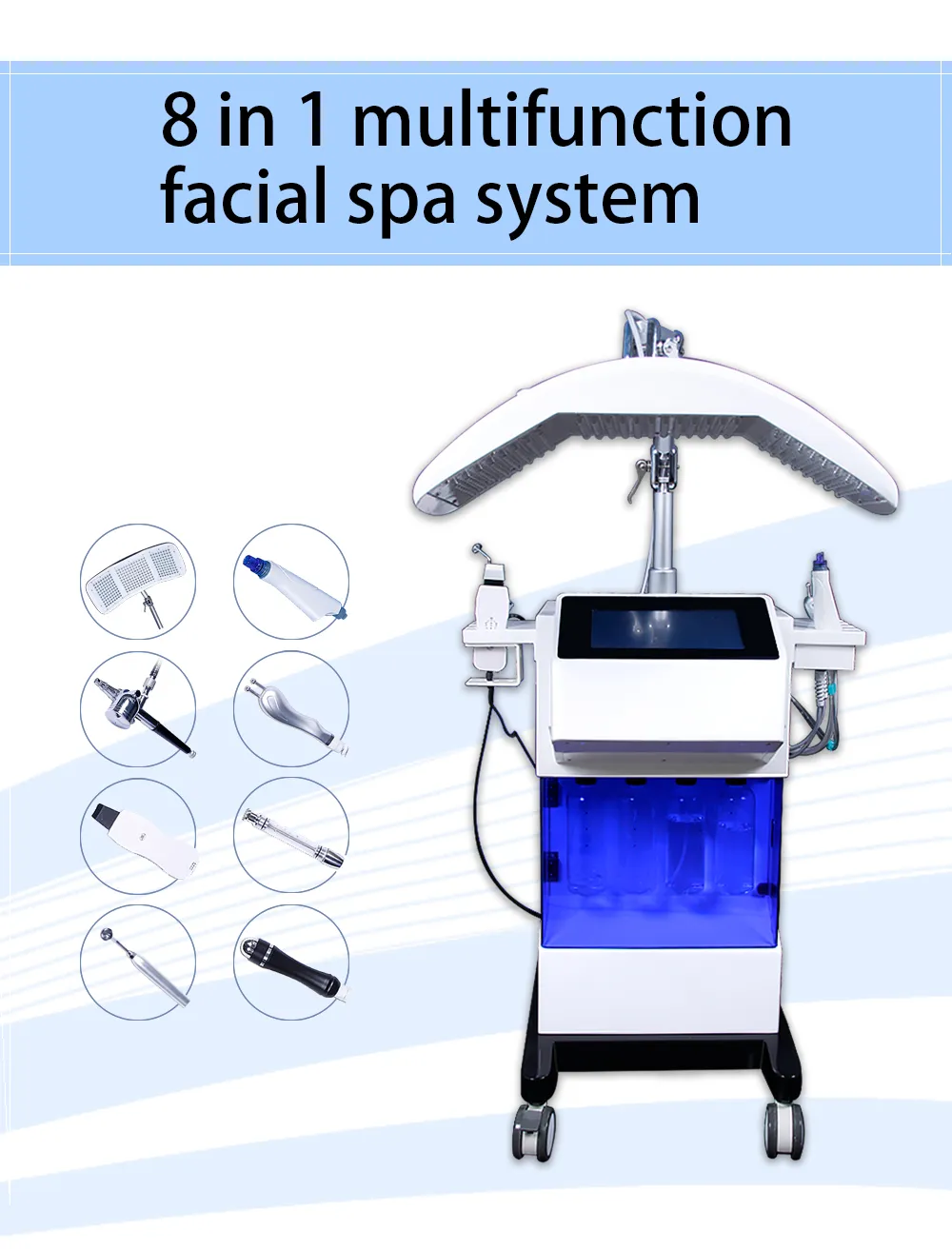 2020 New SPA600 hydra dermabrasion facial machine/skin care hydro dermabrasion facial machine/SPA Oxygen Facial Beauty Machine