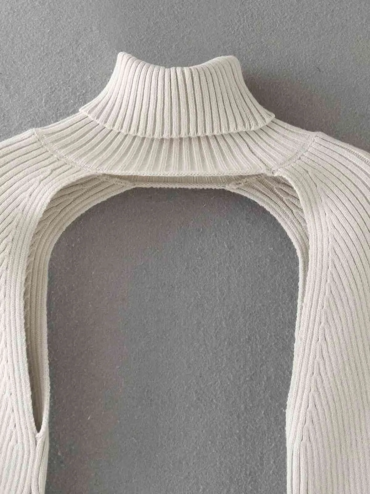 Womens Oversized Pullover Sweaters Lantern Sleeve Turtleneck