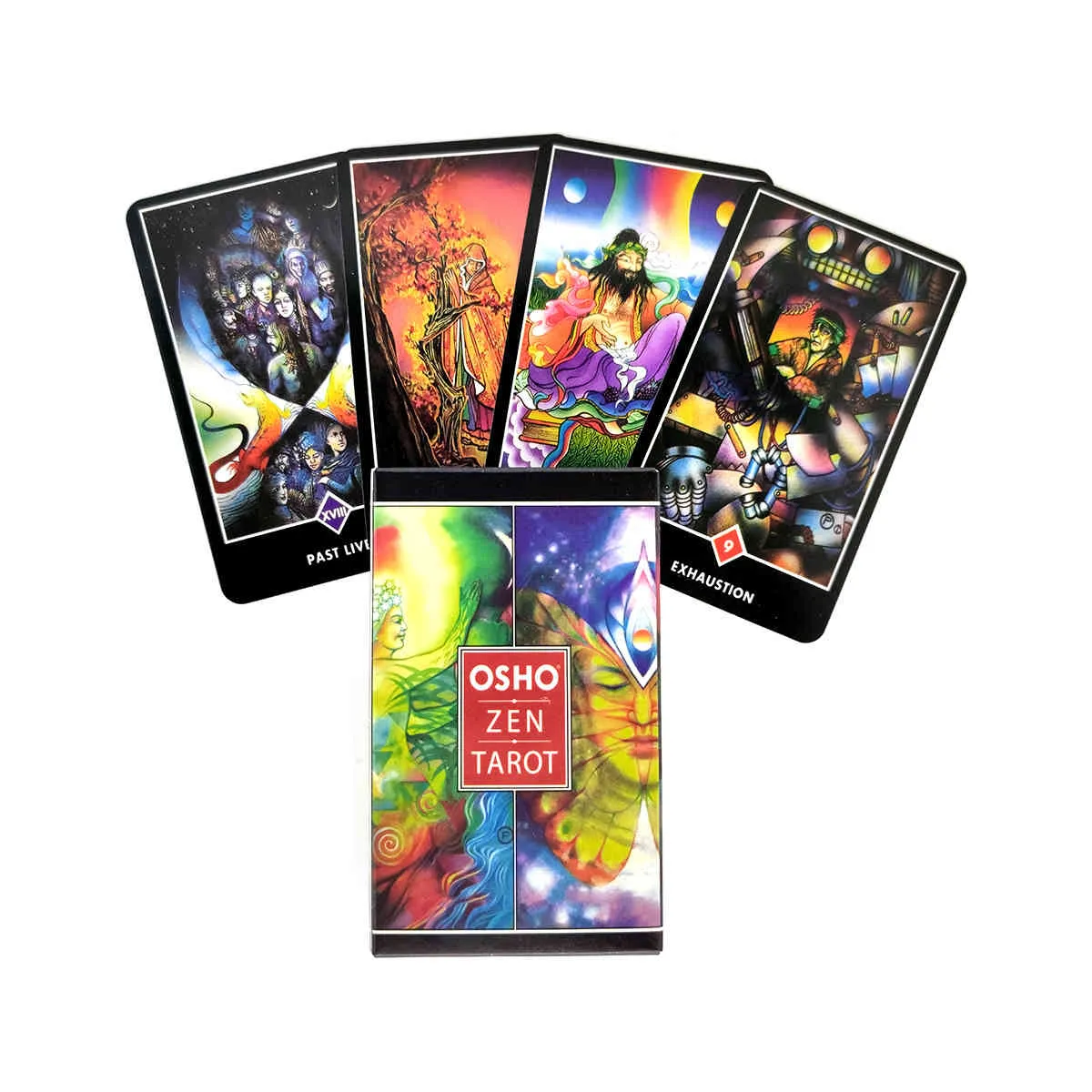 Nuove carte dei Tarocchi Osho Zen e guida PDF Divinazione Deck Intrattenimento Feste Gioco da tavolo Supporto drop shipping 78 Pz/scatola