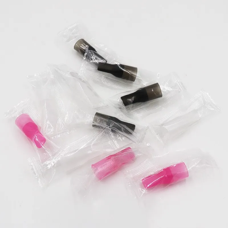 Einweg-Mundstück 9,0 mm Tropfspitze Mundstück-Silikon-Test-Tipps für elektronische Zigaretten Zerstäuber-Tank Vape DHL-frei