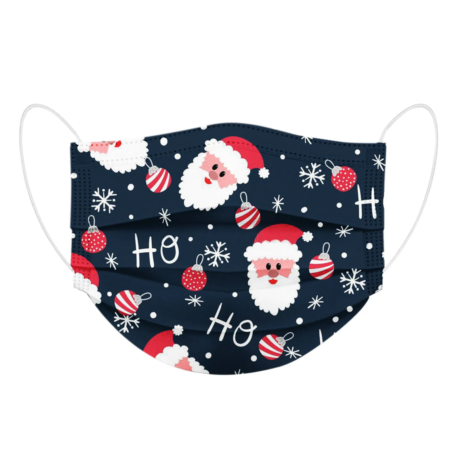 2021 Designer Face Mask Christmas disposable masks cartoon snowman cute children three-layer protective dust cover in stock