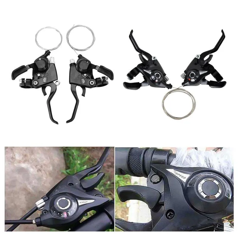 자전거 derailleurs 1pair ef51bicycle 레버 브레이크 3 * 7 21 속도 3 * 8 24 MTB 산 ER ST-EF51