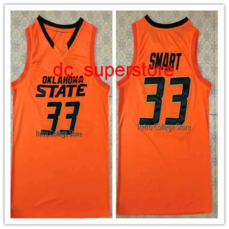 100% Stitched #33 Marcus Smart Oklahoma State Basketball Jersey Mens Women  Youth Custom Number name Jerseys XS-6XL