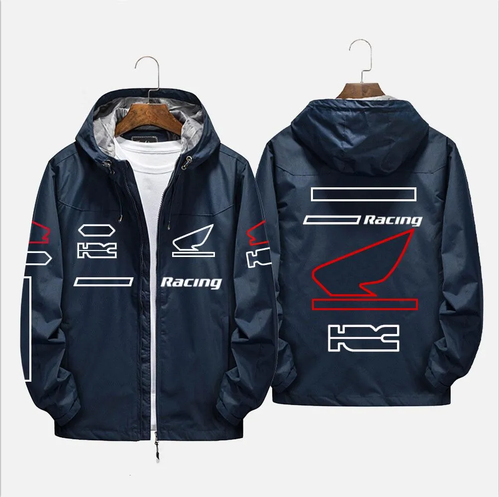 2021 Fórmula Uno Equipo F1 Traje de Carreras Chaqueta con Capucha Chaqueta Informal Ropa Superior