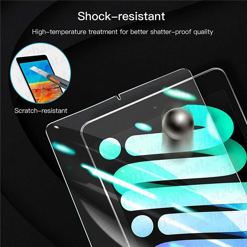 5000PCS Explosion Proof 9H 0.3mm Screen Protector Tempered Glass for iPad Mini 1 2 3 4 5 6 No Package