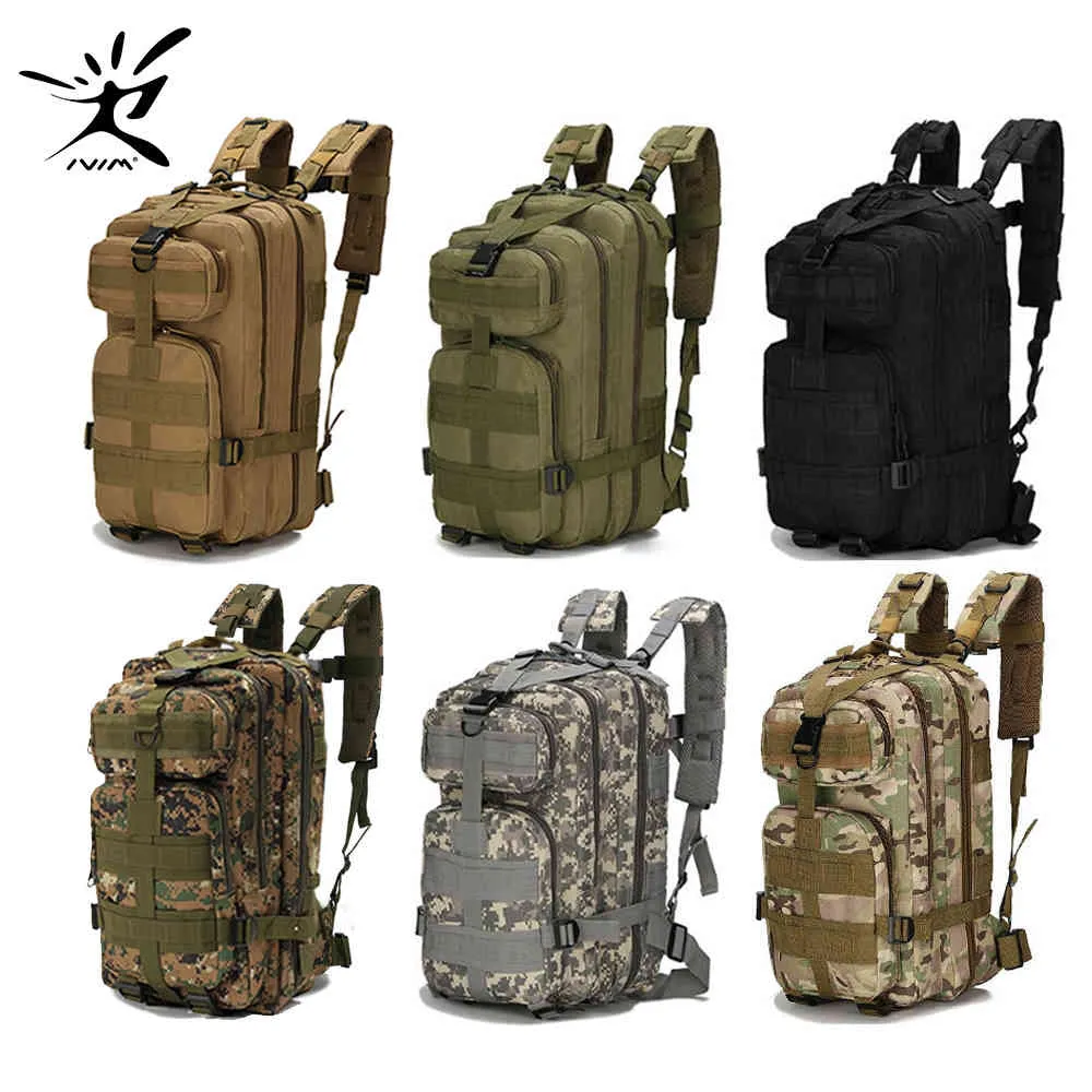 Nylonowy plecak taktyczny 1000D Plecak wojskowy Wodoodporny plecak wojskowy Outdoor Sports Camping Piesze wycieczki Wędkarstwo Polowanie Torba 28L Y200920