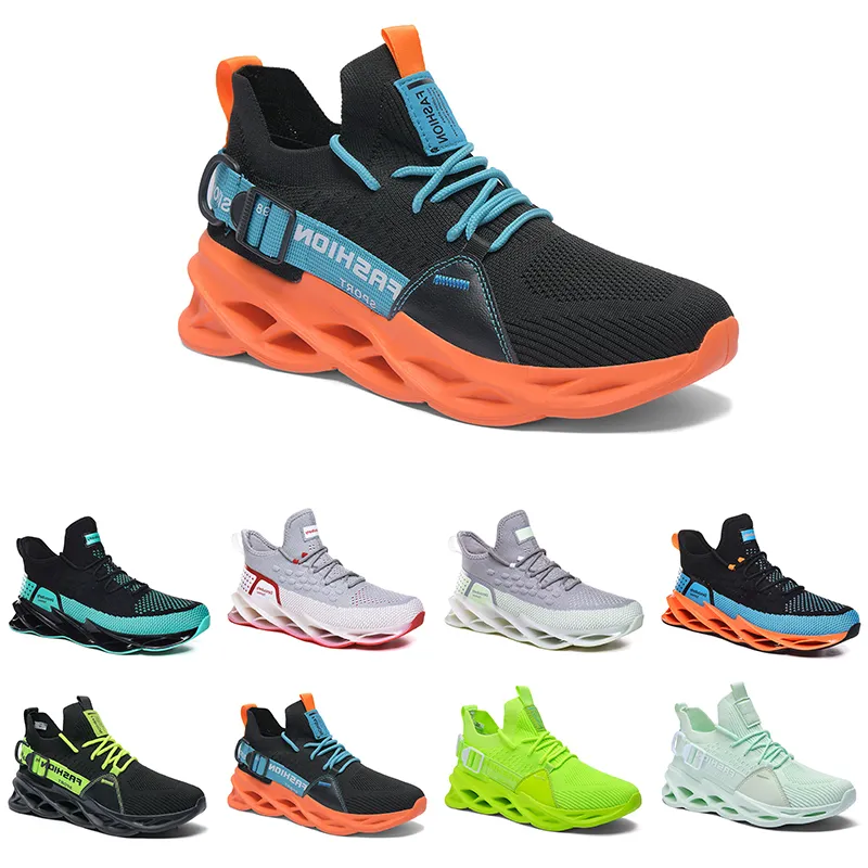 Zapatillas para correr para hombre Zapatillas transpirables Lobo Gris Tour Amarillo Teal Triple Negro Caqui Lavanda Verde Marrón claro Bronce para hombre Zapatillas deportivas al aire libre ochenta y nueve