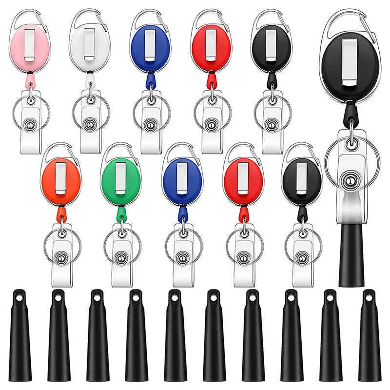 1Pcs Camping Retractable Pen Pull Reel Carpenter Pencils Anti Lost Rope For Woodwork Retractable Keychain Pen Case G1019