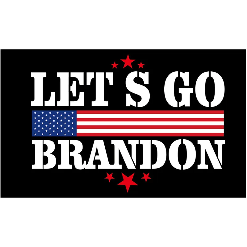 Let`s Go Brandon Flags 3x5 ft Trump Flag 2024 President Election 90*150cm Support Customize