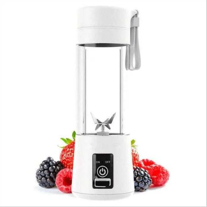 Electric Juicer Cup 6 leaf 380ml Mini Portable USB Rechargeable Juice Blender Smoothie Maker Blender Machine Sport Bottle Juicing CupZYY735