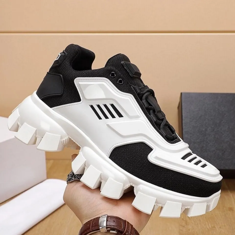 Design Heren CloudBust Thunder Casual schoenen Gebreide luxe ontwerper Oversize Light Rubber Sole 3D Trainers Dames Top Kwaliteit Big Size US11 met doos