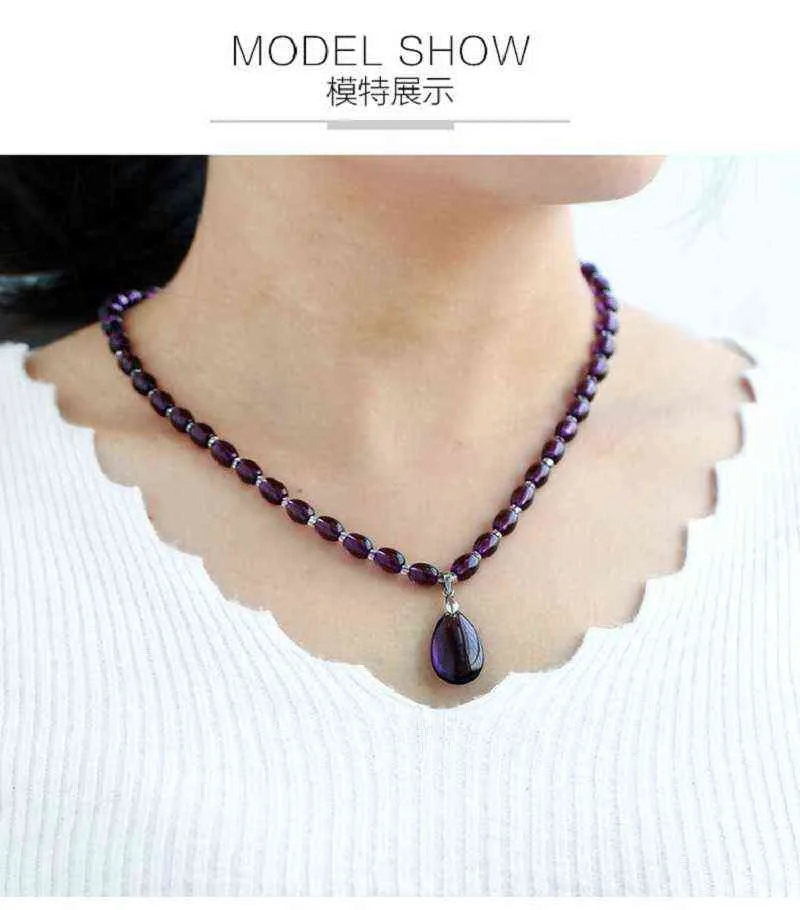 Kvinnors kristall halsband vår sommar mode halsband kvinnors kristall halsband Vacker hög G1206