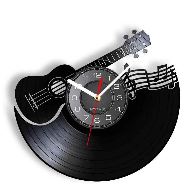Observatorio gráfico Probablemente Relojes De Pared Treble Clef Guitar Guitarra Reloj Musical Musical Music  Score Reloj Con Iluminación LED Rock N Roll Regalo De 37,89 € | DHgate
