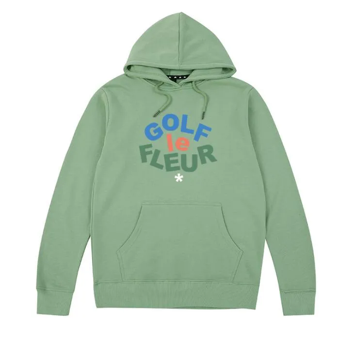 Golfblomma tyler skaparen avwgkta skate hoodies haruku män kvinnor unisex kammad bomull