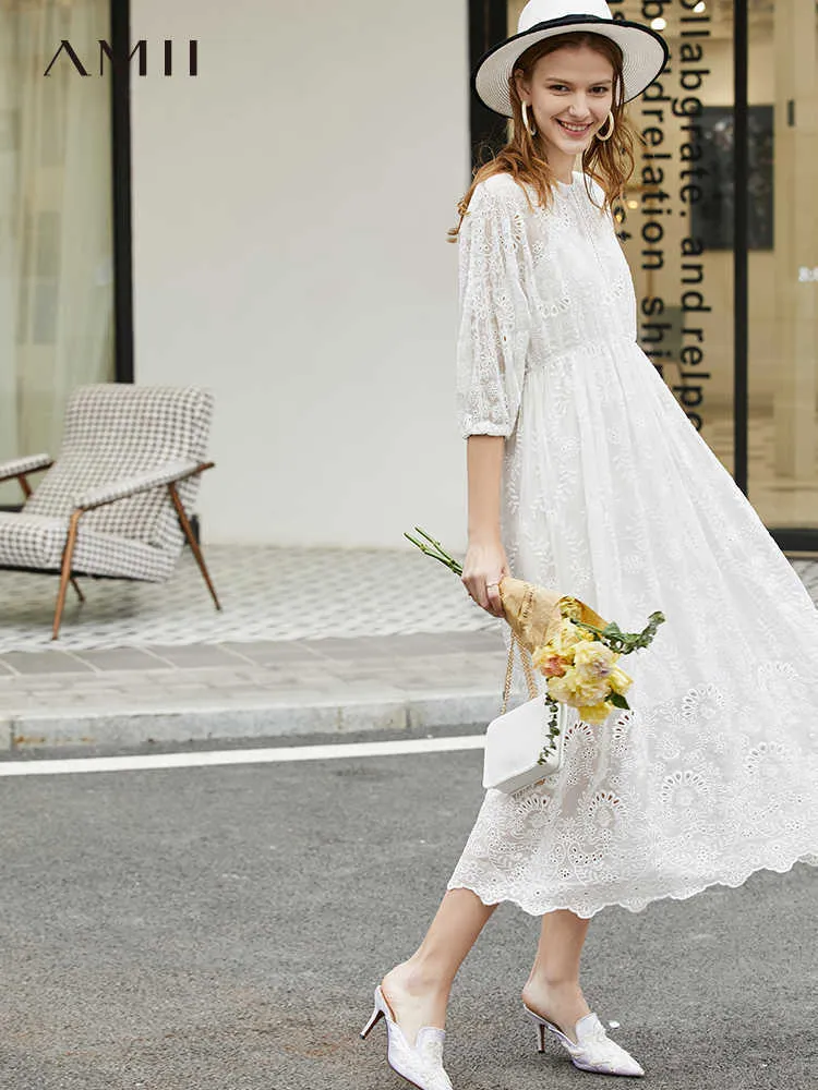 Minimalist Chic Lace Embroidery Aline High Waist Summer Dress from Dhgate  Basic \u0026 Casual Dresses - price 64.06