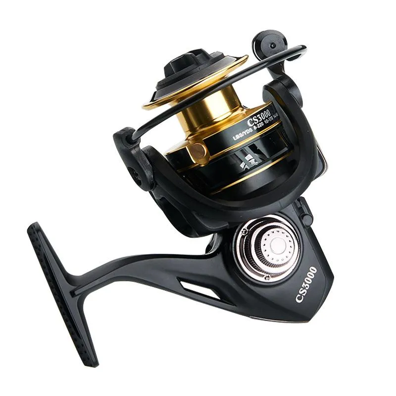 BAITCASTING REELS DEUKIO FISKREL CS 1000-7000 GAP-FREE TEALED LAGINGS METAL LURE Långkast snurrande hjul utomhusflod