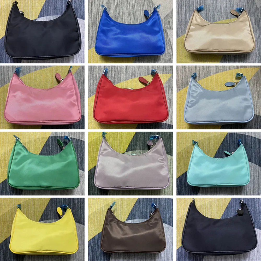 Originali lussuose borse a tracolla hobo in nylon borse a tracolla Borsa a tracolla per donna designer classici borsa con cerniera moda donna petto catena tote portafoglio chiave