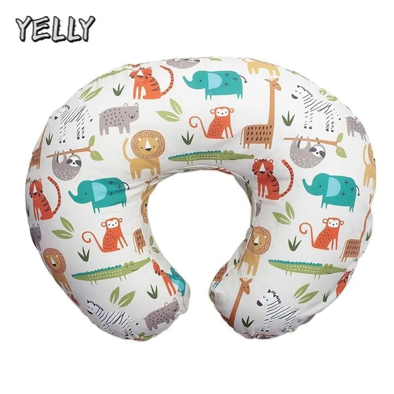 Pillow Baby Nursing Case Detachable Pillowcase Breastfeeding Pregnant Women Daily Travel Elastic U-shaped