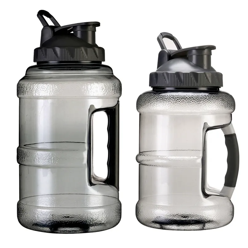 1.5L 2.5L Sportflaska bred mun dricksvatten s stor kapacitet utrymme BPA gratis 211122