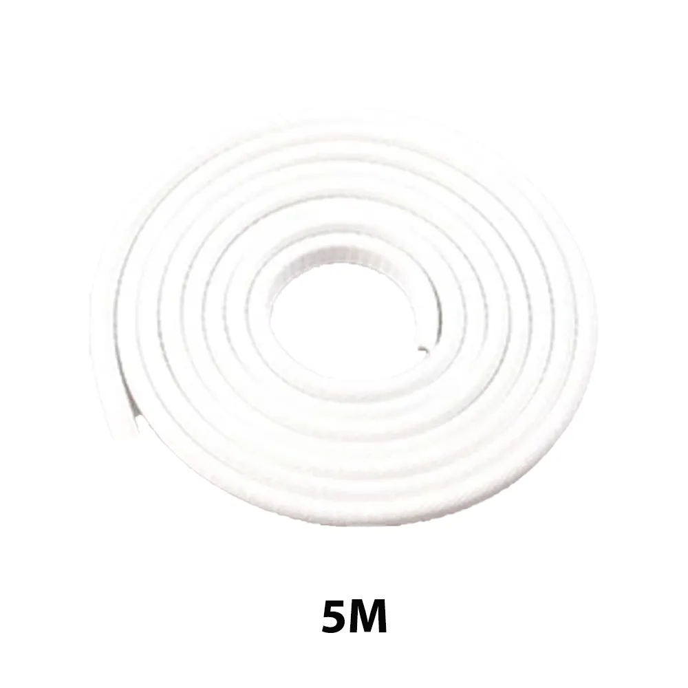 Bianco 5M/10M Protezione universale per portiera per auto Paraspigoli Trim Styling Stampaggio Protezione antigraffio Striscia Adesivi per porte dell'automobile