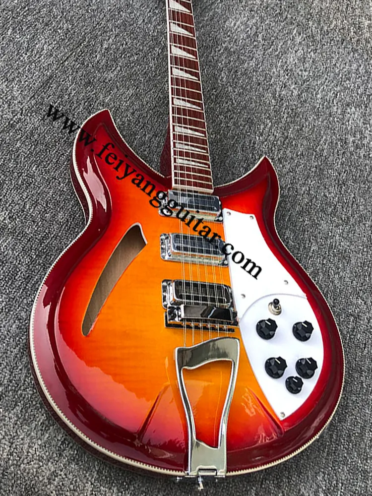 20231New Arrival 12 String Electric Guitar,Portable,Retro Acoustic Electronic Musical Instrument,Quality Assurance,