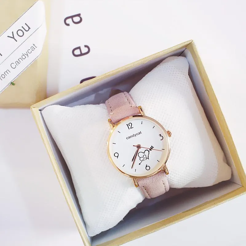 Wristwatches Low Price Ladies Watches Top CandyCat Girl Quartz