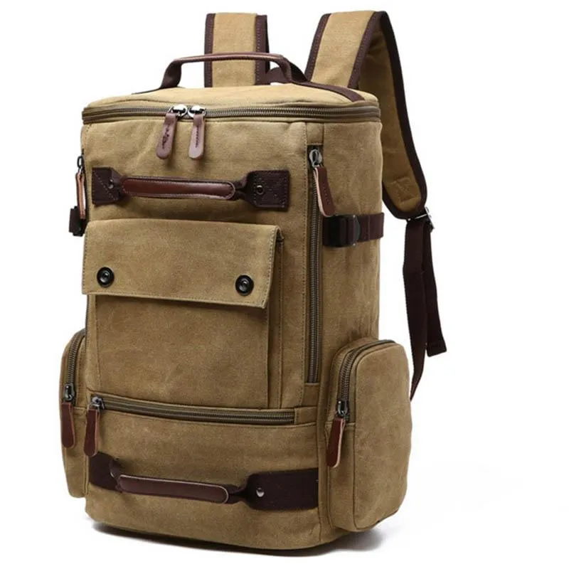 Mochila hombres laptop lienzo bolsa escolar bolsas de viaje mochilas portátil bagpack knapsack bolsas LF88