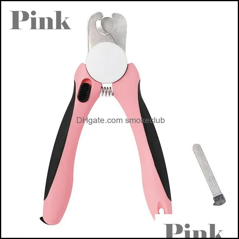 NewPet Nail Clipper Scissors Dog Cats Toe Claw Cutter Clippers for Cats Grooming Nailclippers with Protection Safety Lock and Nail File