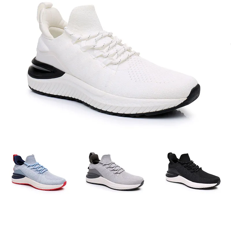 Hotsale Scarpe da corsa non di marca Uomo Donna Nero Bianco Grigio Azzurro Traspirabilità leggera Scarpe da ginnastica da uomo Sneakers sportive all'aperto