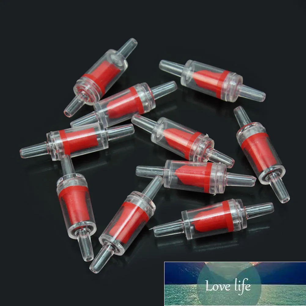 Other Household Sundries 10pcs/lot Plastic Non-Return One Way Check Valve for Aquarium Co2 System Air Pump Diffuser Regulator Red Fish Tank Accessories