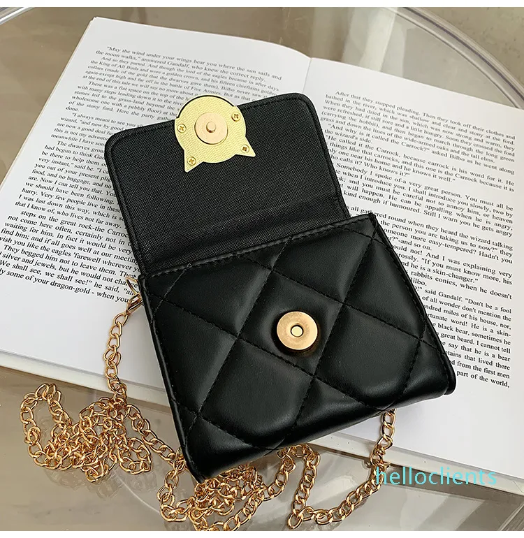 2021 Elegante Billetera A Cuadros Con Cerrojo Creativa Para Mujer