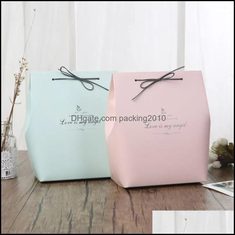 هدية الحدث الاحتفالي الحفلات لوازم المنزل Gardengift Wrap Box 10pcs 18x11x24.5cm كبير اللون