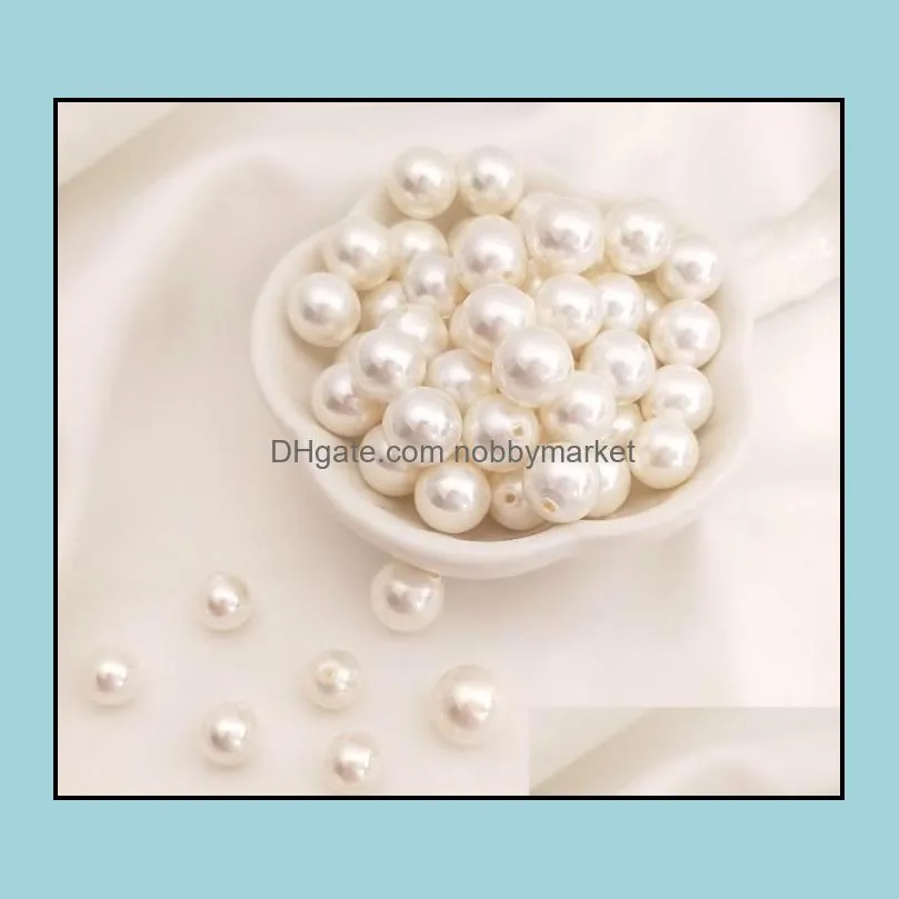 10-16mm Single Half Hole Shell Beads Pearl Natural Pearl Loose Beads Women`s Gift