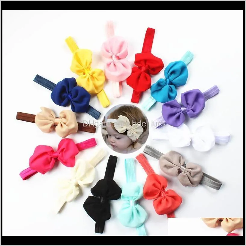 Kids Headband Bow For Girl Ear Hairbands Turban Knot Kids Turbans Accessoire Headband Baby Girl baby hair accessories