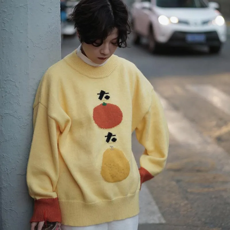 Big orange deals sweater