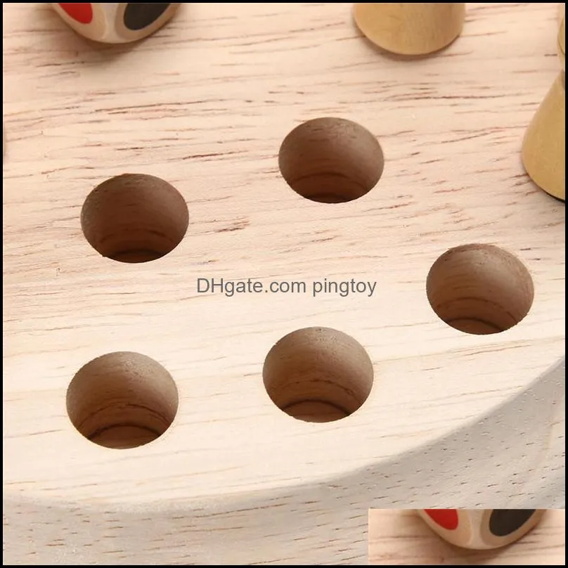 Kids Wooden Memory Match Stick Chess Game Children Early Educational Toy 3D Puzzle Family Party Casual Game Puzzles Memory Game