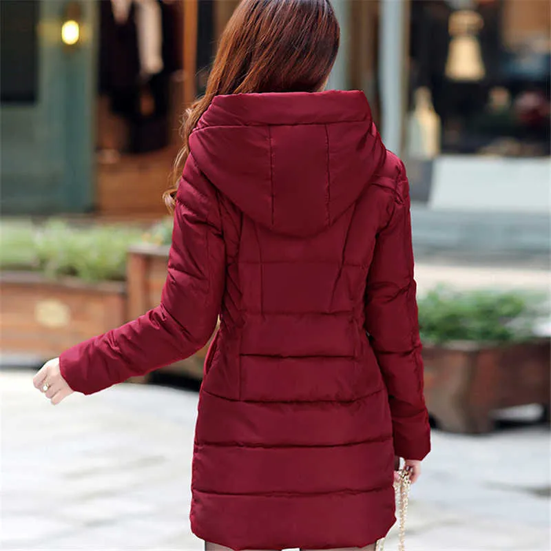 Capucha Parka Mujer Talla Grande Parka Abrigo Extra Largo De