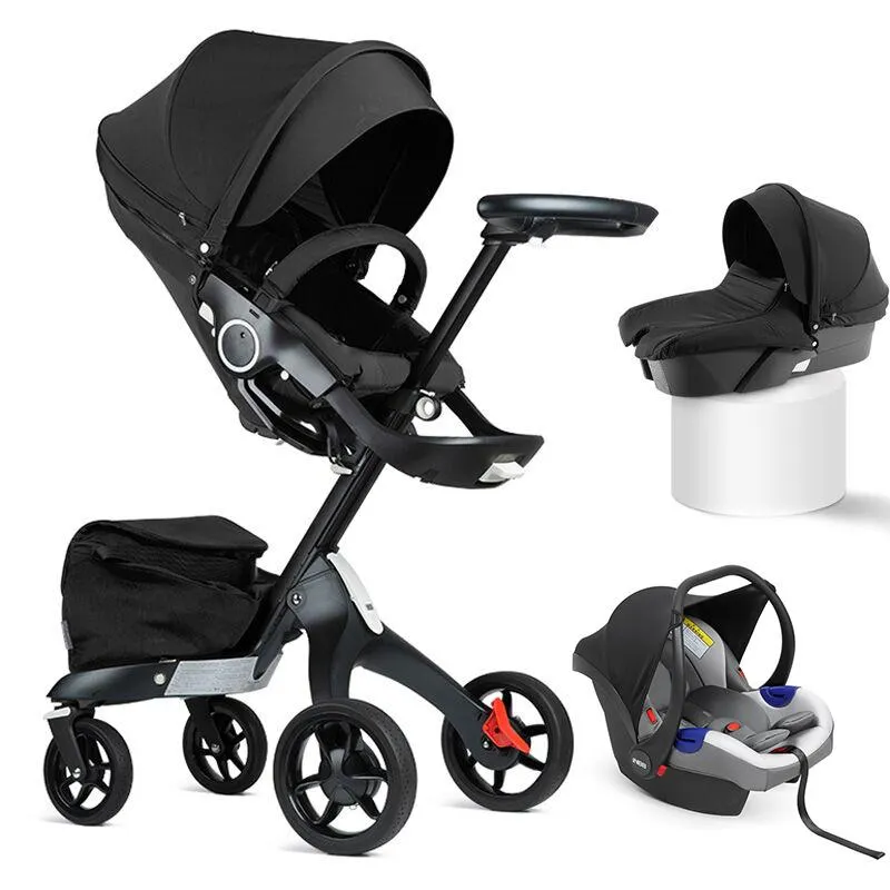Luxury 3 In 1 DSLAND Stroller Deals With High Land Scape Sitting Pram Buggy Bassinet Carriage And Walkers From Fourrseasonss 545.8 DHgate.Com