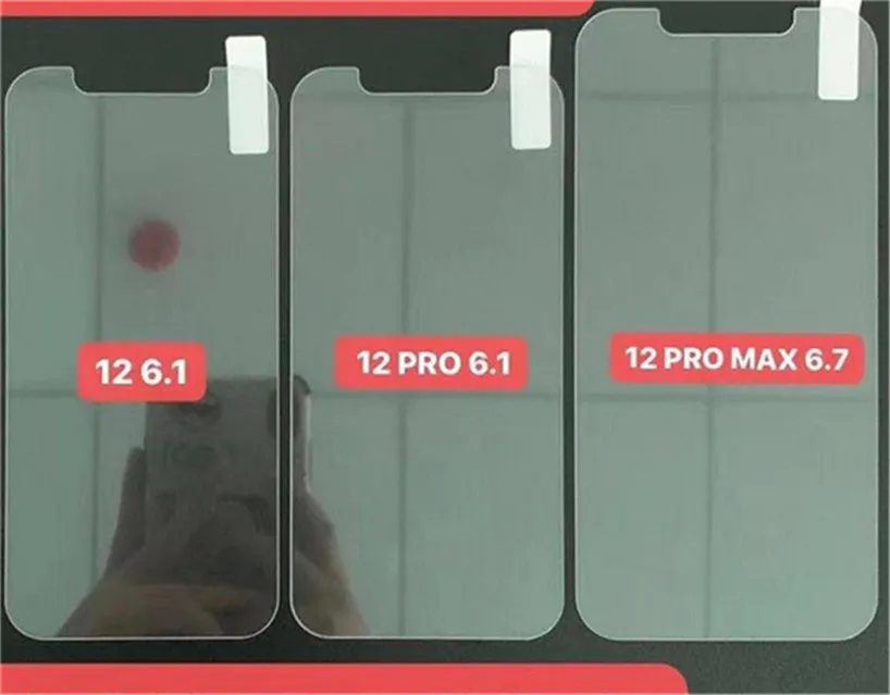 2,5D 9H gehärtetes Glas Displayschutzfolie für iPhone 12 Mini 11 Pro Max XR XS X 6 7 8 Plus 0,3 mm