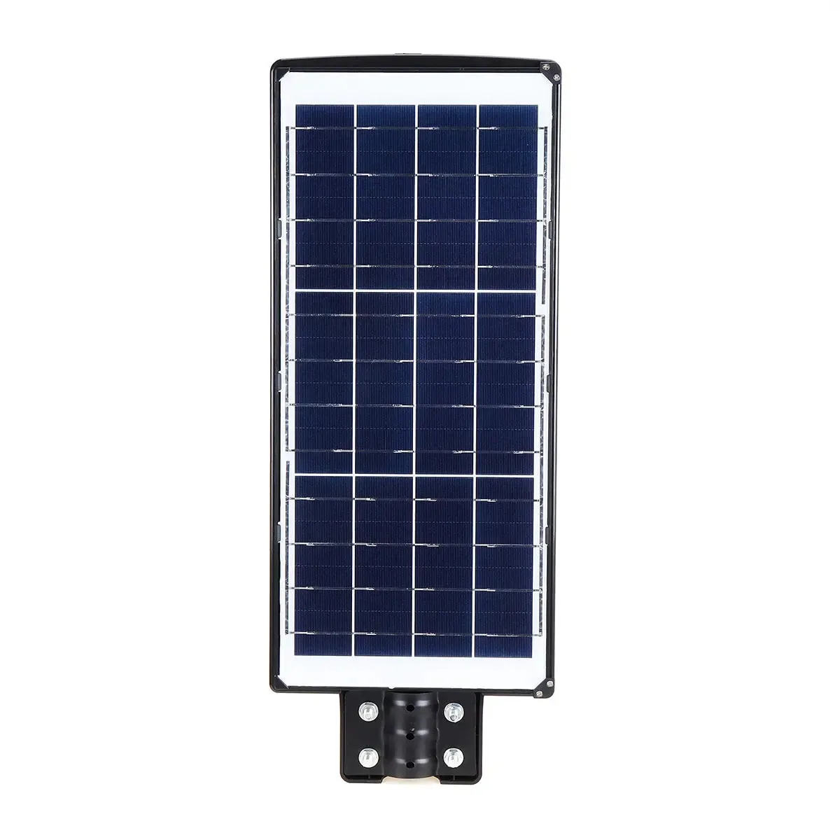 Lampe de jardin extérieure à mouvement PIR de réverbère mural à énergie solaire LED 100W