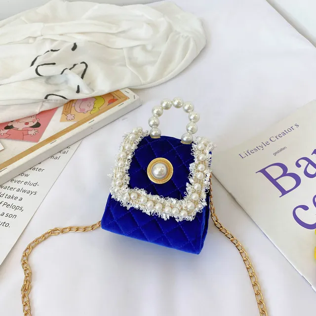 Mini Borsette Ragazze Simpatiche Borse A Tracolla Bambini Borse A Mano Con Perle Feste Bambini Borsa Piccola Portamonete Regalo De 6 65 DHgate