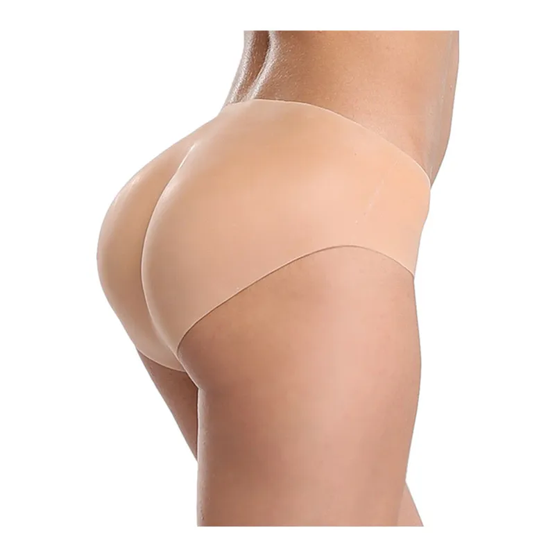 Fashion Sexy Full Silicone Underwear Butt Enhancer Trangle Pant